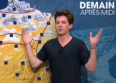 Charlie Puth fait la Miss Météo dans "Quotidien"