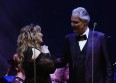 A. Bocelli et Hélène Ségara chantent "Vivo per lei"