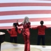 Lady Gaga chante l'hymne national américain au Super Bowl 2016 : photos