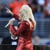 Lady Gaga chante l'hymne national américain au Super Bowl 2016 : photos