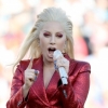 Lady Gaga chante l'hymne national américain au Super Bowl 2016 : photos